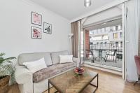 Balkón alebo terasa v ubytovaní Apartments Dmowskiego Kępa Mieszczańska by Noclegi Renters
