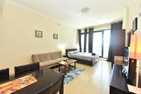 Posezení v ubytování Luxury Escapes - Studio in JLT X1 Tower close to Metro
