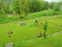 Children&#39;s play area sa Apartment at the ski lift in Brand in Vorarlberg