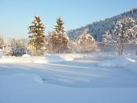 Attractive Chalet in Gaschurn with Sauna v zime