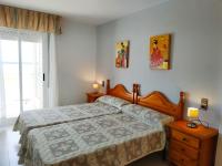 Postel nebo postele na pokoji v ubytování Apartamento Forner vista mar Orangecosta