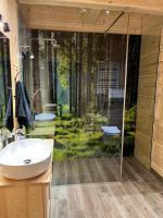 Kúpeľňa v ubytovaní Apartament Jeleń Łoś Niedźwiedź