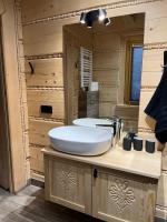 Kúpeľňa v ubytovaní Apartament Jeleń Łoś Niedźwiedź
