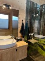 Kúpeľňa v ubytovaní Apartament Jeleń Łoś Niedźwiedź