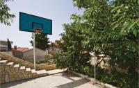 a basketball hoop in front of a wall at Awesome Apartment In Sv, Petar With 2 Bedrooms And Wifi in Sveti Petar