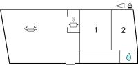 The floor plan of Greppo A