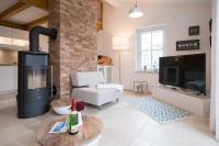 Kuchyň nebo kuchyňský kout v ubytování Ferienwohnung Strandgut Sonnenseite