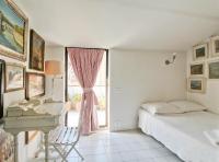 Posteľ alebo postele v izbe v ubytovaní Luxury art apartment in Trastevere with terrace
