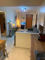 A television and/or entertainment centre at Ano Poli Studios 3