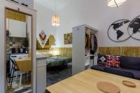 A seating area at Social - kitchen home - apartment Madrid