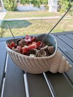 Jedlo v dovolenkovom dome alebo blízkom okolí