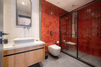 Koupelna v ubytování Reddoors Suites Sea View