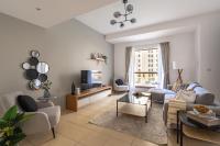 Posezení v ubytování HiGuests - Stylish Apartment in JBR Steps From the Beach