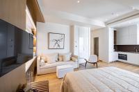 Postel nebo postele na pokoji v ubytování 302- HiEndAccomodation-TopLocation