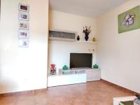 Televízia a/alebo spoločenská miestnosť v ubytovaní Apartamentos El Mirador