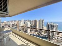 A balcony or terrace at TORRE VALENCIA LEVANTE BEACH