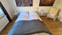 Postel nebo postele na pokoji v ubytování Apartment Blochmann-Cárre