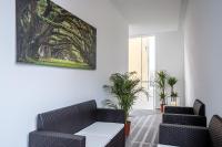 A seating area at SUITE 3 BOCCONI NAVIGLi