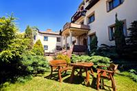 Vonkajšia záhrada v ubytovaní Hotel Arkadia