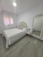 Posteľ alebo postele v izbe v ubytovaní Apartamentos “Mar de Coral” Aguadulce