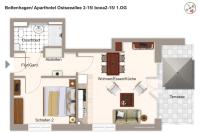 Půdorys ubytování Aparthotel Ostseeallee Aparthotel Ostseeallee 2-15