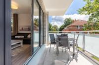 Balkón nebo terasa v ubytování Aparthotel Ostseeallee Aparthotel Ostseeallee 4-33