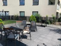 Balkón nebo terasa v ubytování Apartmány Speicher