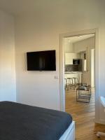 Televízia a/alebo spoločenská miestnosť v ubytovaní CASA di ANITA