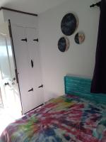 A bed or beds in a room at Cortijo Los Flamencos