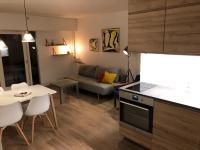 Kuchyň nebo kuchyňský kout v ubytování Marienlyst Apartment