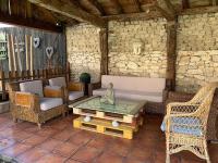 Posezení v ubytování Casa rural Laguna Herrera
