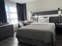 Auberge de la Gareにあるベッド