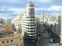 Výhľad na mesto Madrid alebo výhľad na mesto priamo z apartmánu