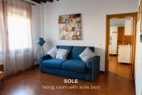 A seating area at Sole & Luna apartments