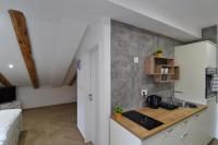 Kuchyň nebo kuchyňský kout v ubytování Studio apartmani Bethel