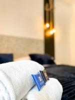 Posteľ alebo postele v izbe v ubytovaní Port Przewłoka - Apartamenty