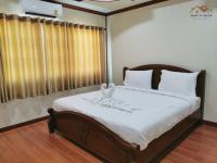 Postel nebo postele na pokoji v ubytování Sand-D House Pool Villa A3 at Rock Garden Beach Resort Rayong