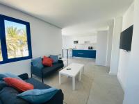 A kitchen or kitchenette at Apartamento Brumar2 Corralejo