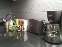 Coffee and tea making facilities at Iturri Apartment Old Town