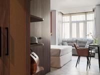 Posedenie v ubytovaní Athens City View Urban Suites