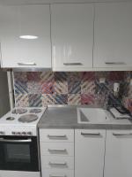 Kuchyň nebo kuchyňský kout v ubytování Lux apartment downtown