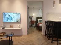 TV a/nebo společenská místnost v ubytování Apartament Na Krzywym Kole