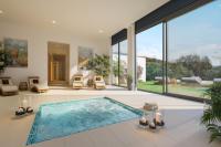 Bazén v ubytování COSTA DEL SOL MIJAS GOLF FIRST LINE-NEAR MARBELLA - STUNNING VIEWS - GROUND FLOOR PENTHOUSE APPARTEMENT - 3 BEDROOMS - BIG TERRAS AND GARDEN 2- 6 persons ONE PRICE! - COMPLETELY FURNISHED AND EQUIPT FOR AN UNFORGETABLE HOLIDAY AND GOLF MATCHES PLEASURES nebo v jeho okolí