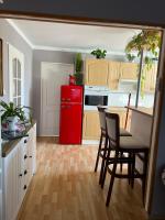 Kuchyň nebo kuchyňský kout v ubytování Apartmán u Míši