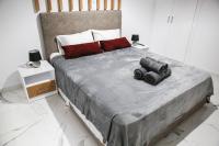 Postel nebo postele na pokoji v ubytování Sea Side Appartment in Kato Paphos