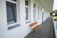 Balkon lub taras w obiekcie Ubytovna a Cykloubytovna Koupaliště Kadaň