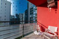 Balkón alebo terasa v ubytovaní Flexible SelfCheckIns 31 - Zagreb - Garage - Loggia - New