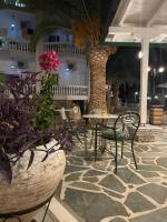 Patio nebo venkovní prostory v ubytování Diaporos Hotel