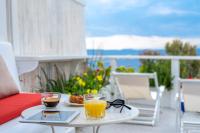 Balkón alebo terasa v ubytovaní Bella View Mykonos Town Suites