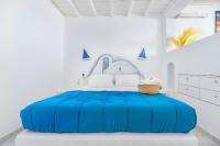 Posteľ alebo postele v izbe v ubytovaní Bella View Mykonos Town Suites